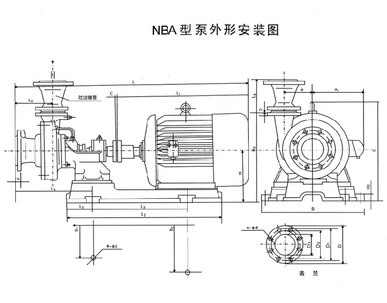 NBA型外形安装图