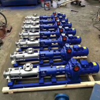 G型单螺杆泵 化工卧式污泥输送泵 高扬程污泥泵 压滤机泵